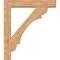 Ekena Millwork Olympic Block Smooth Bracket w/ Offset Brace, Western Red Cedar, 7 1/2"W x 42"D x 48"H BKT0806X42X48OLY05SWR - alternate 4